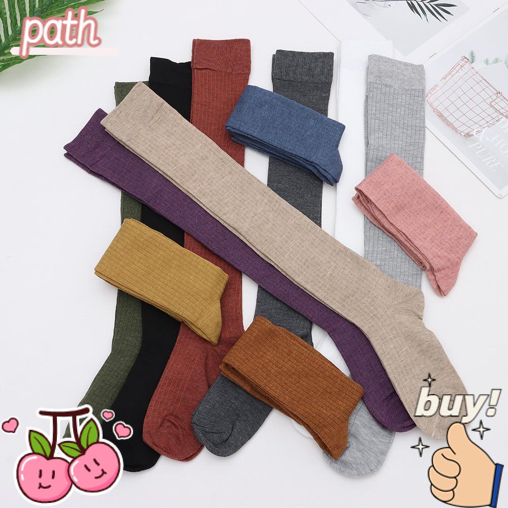 Giày Bốt Cổ Cao Qua Gối Màu Sắc Thời Trang Cho Nữ