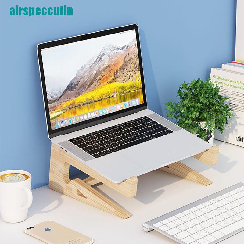 Giá Đỡ Bằng Gỗ Tản Nhiệt Cho Máy Tính Notebook