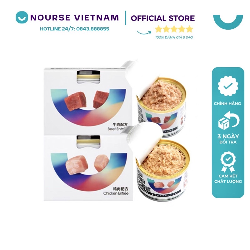 Pate cho mèo Nourse Đồ ăn cho mèo tăng cân tăng cường ăn uống NourseVietnam HN05