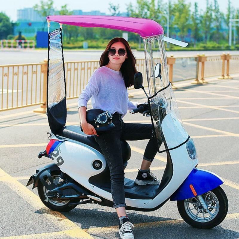Phụ kiện mui mái che mưa nắng xe máy và xe đạp điện BIG SALE