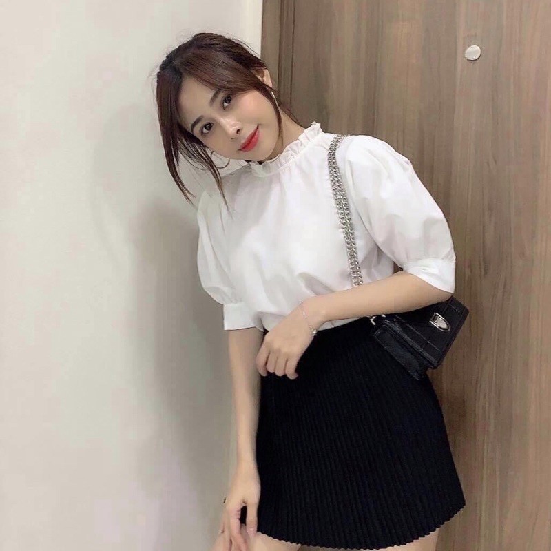 HÌNH CHỤP THẬT - áo cổ bèo