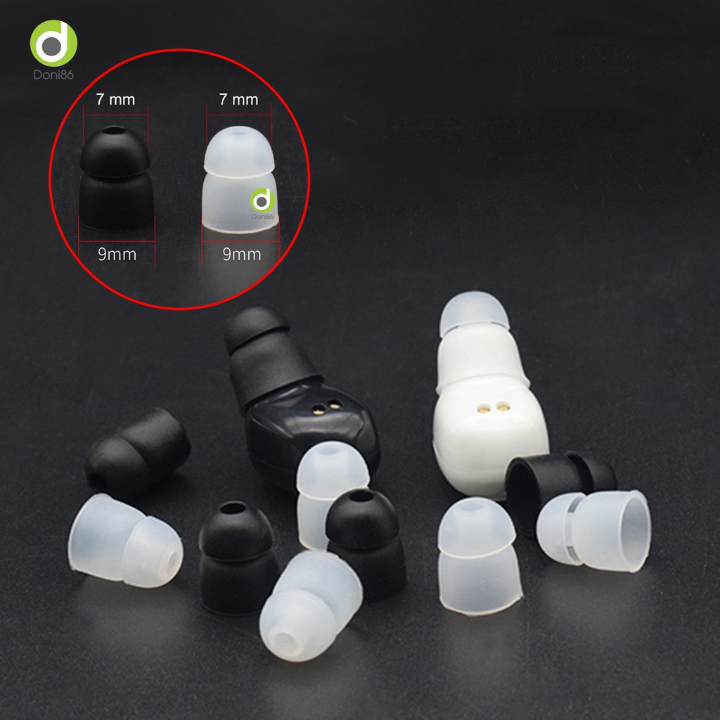 Nút silicone dùng cho tai nghe nhét tai cỡ nhỏ êm tai, không gây mỏi, đau lỗ tai khi đeo thời gian lâu - PK115 - doni86