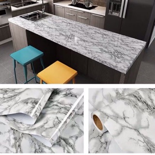 5m Decal giả vân đá chống nước 💦, keo sẵn , khổ rộng 60cm
