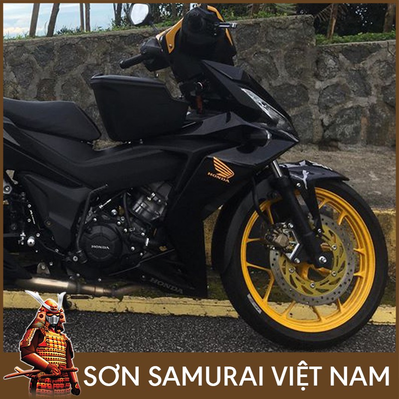 Combo sơn Samurai màu vàng Crom 108