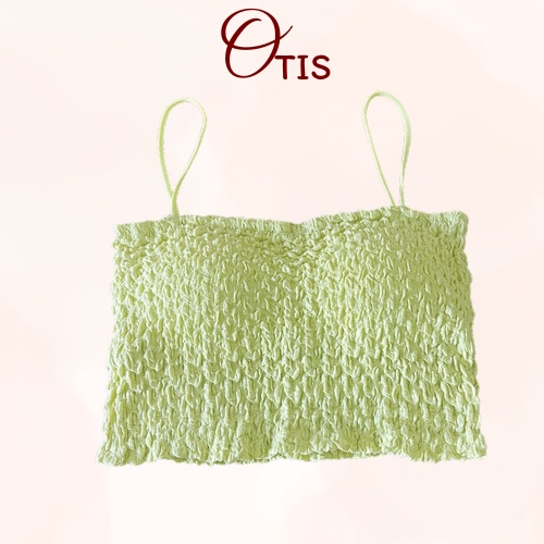 Áo Croptop Cotton Xốp Hai Dây Đệm Mút Nâng Ngực Sexy OTIS 702