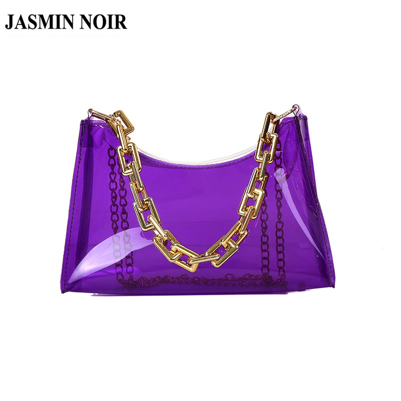 Túi Đeo JASMIN NOIR Vai Phối Dây Xích Thiết Kế Giản Dị Dành Cho Nữ