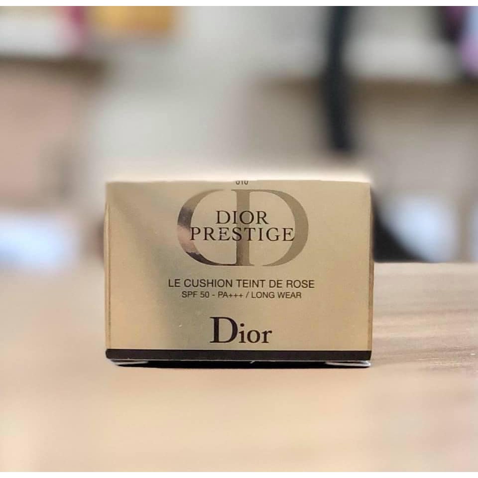 phấn nước cushion  Dior Cushion Mini Prestige Teint De Rose Ivory 010 SPF50+-PA+++/Long wear bản mini | BigBuy360 - bigbuy360.vn