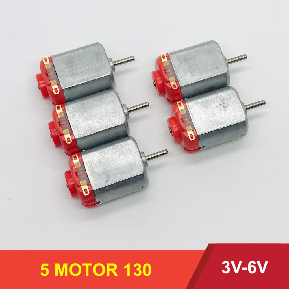 5 cái mô tơ mini 3v - 6v motor 130 tốc độ 14500 RPM - LK0013