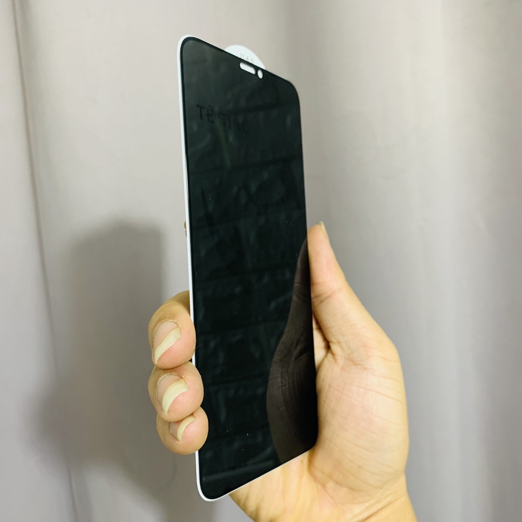 Cường lực Chống nhìn trộm TÊ GIÁC iPhone Xs max/ 11 pro max CAO CẤP