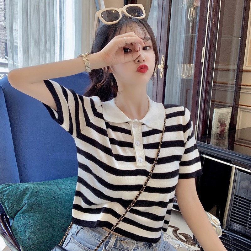 [Loại 1-Hàng Hàn] Áo mongtoghi cổ bẻ, cổ vuông, cổ tròn Polo tay ngắn mẫu 2021, freesize, bốn mùa đều mặc được, form đẹp | BigBuy360 - bigbuy360.vn