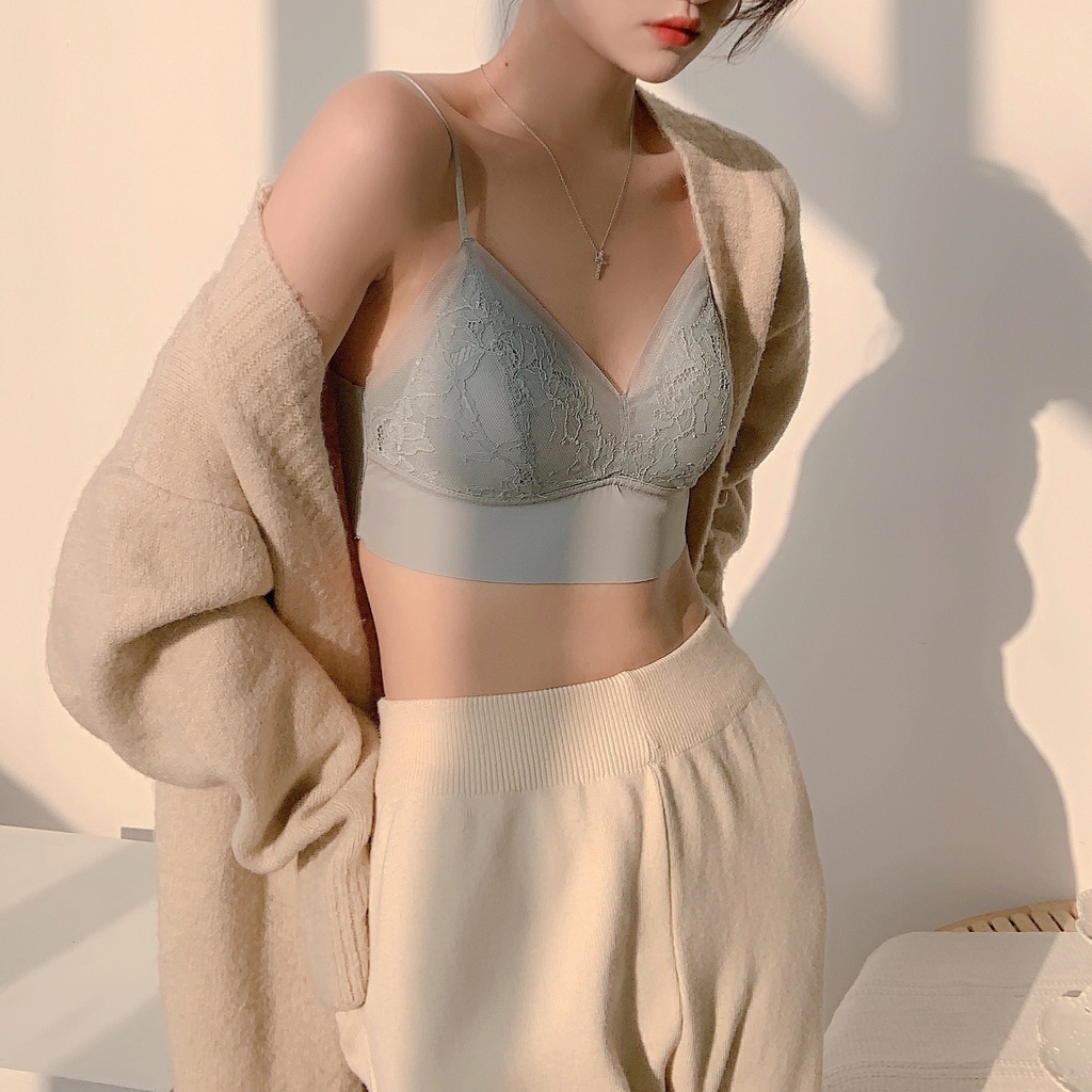 Áo lót Lưới Hai Dây Hở Lưng Gợi Cảm 2021