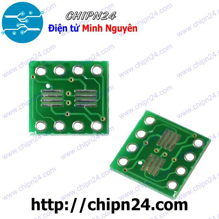 [2 CÁI] Đế chuyển SOP8 SOIC8 sang DIP8 (PCB chuyển, Mạch chuyển)