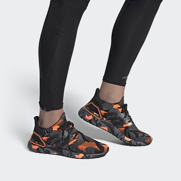 Giày Adidas Chính Hãng FREESHIP Adidas Ultraboost 20 Black Orange Camo - Giày Chạy Bộ Nam Nữ Auth - Simple Sneaker