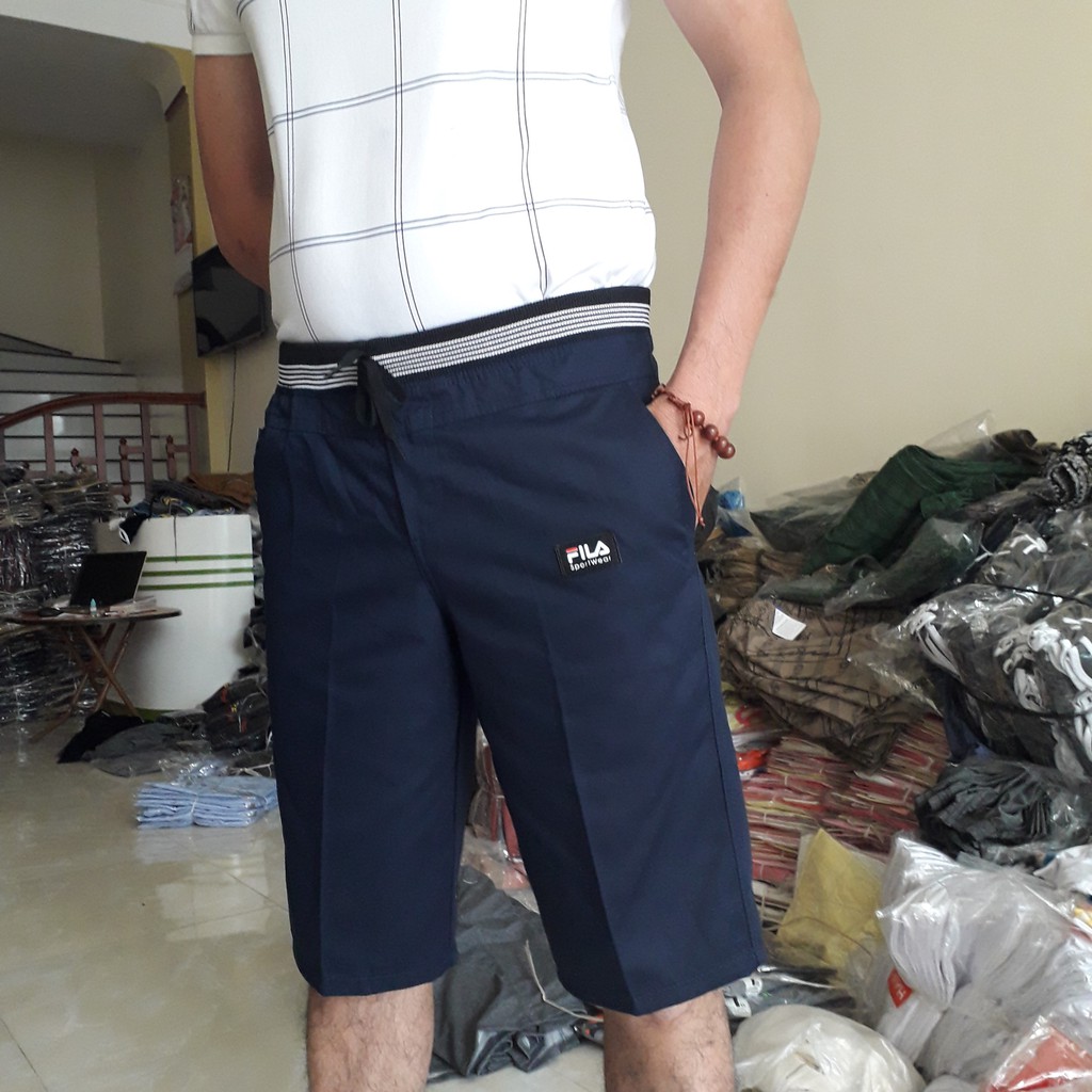 Quần short kaki nam. Màu tím than