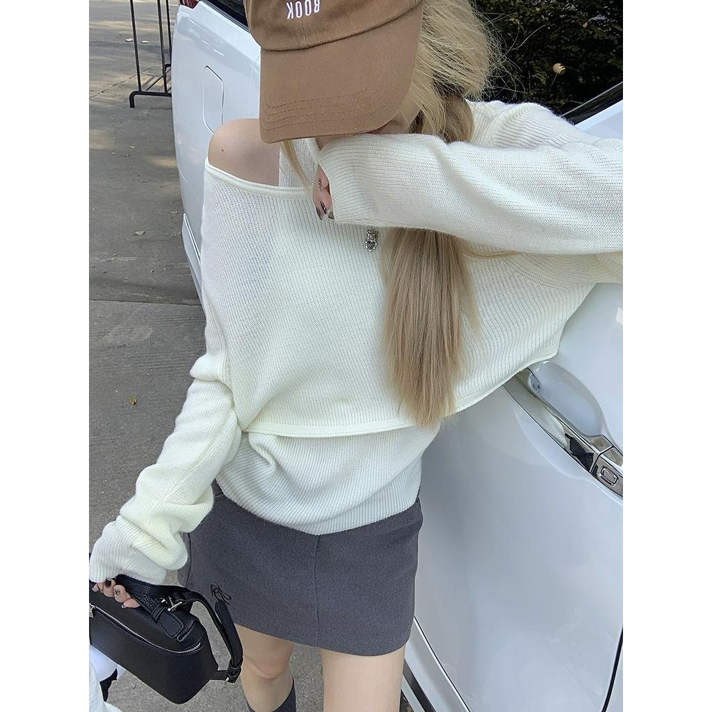 Áo Len / Áo Khoác Ngoài Dài Tay Hai Lớp Thời Trang Sành Điệu 68152