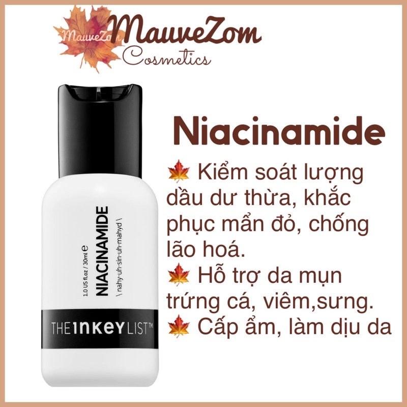 Serum Da Dầu Mụn Niacinamide - The Inkey List 30Ml
