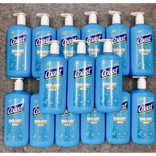Sữa tắm gội cho nam Coast Hair & Body Wash 946ml