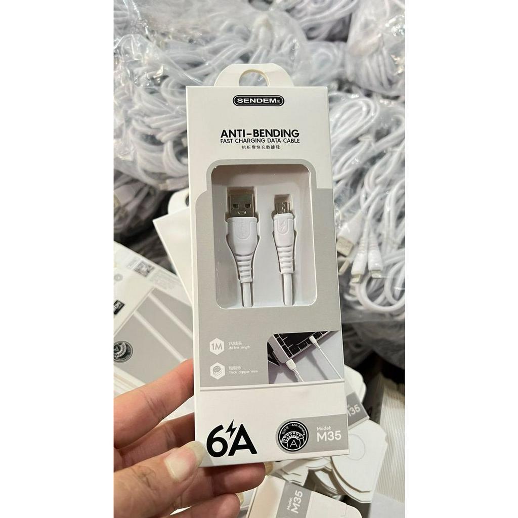 Dây sạc ip,SS chính hãng sendem dài 1m dòng điện vào nhanh ổn định