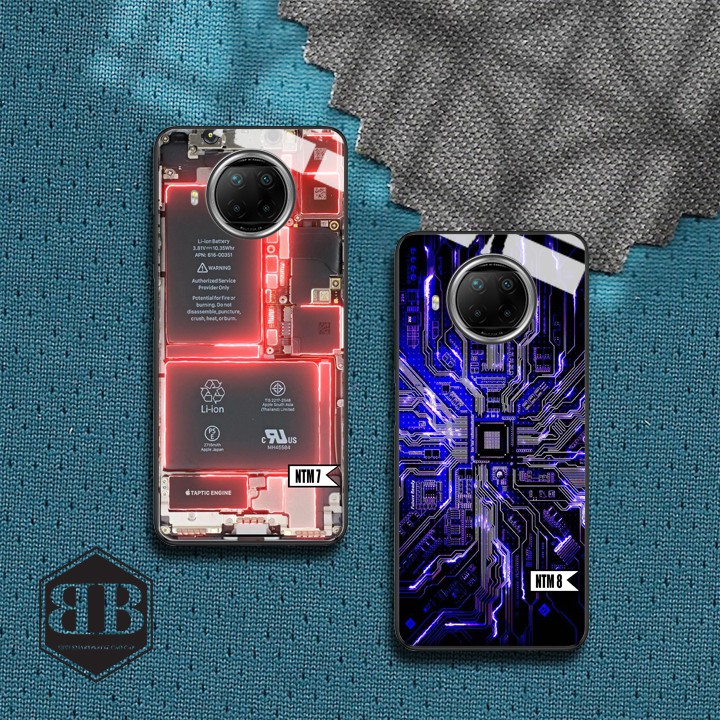 Ốp lưng kính cường lực Xiaomi Redmi Note 9 Pro 5G / Mi 10T lite hình nội thất máy