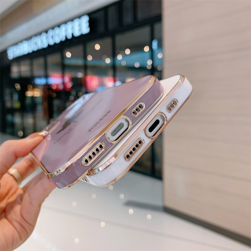 Ốp Điện Thoại Silicon Mạ Vàng Cho Samsung Galaxy A14 / 24 / 04 / 04S / 04E / 23 / 13 / 03S / 02S / 11 / 12 / 03 / 73 / 53 / 33