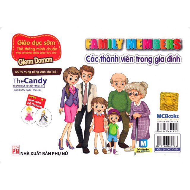 Thẻ Flashcard Dạy Trẻ Theo Phương Pháp Glenn Doman - Các Thành Viên Trong Gia Đình