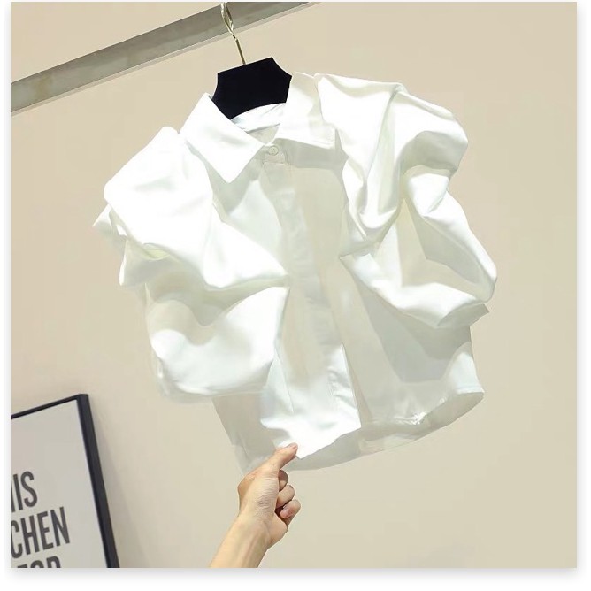 ÁO SƠ MI TAY PHỒNG TIỂU THƯ MỚI ILOVECARE