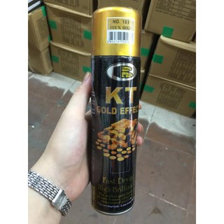 Sơn xịt mạ vàng KT Gold Efect Bosny