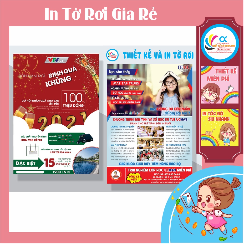 In Tờ rơi quảng cáo Số lượng 1.000 tờ