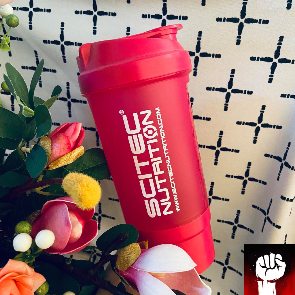 Bình Shaker 2 Ngăn Cao Cấp Scitec Traveller Shaker 700ml Hàng Chính Hãng