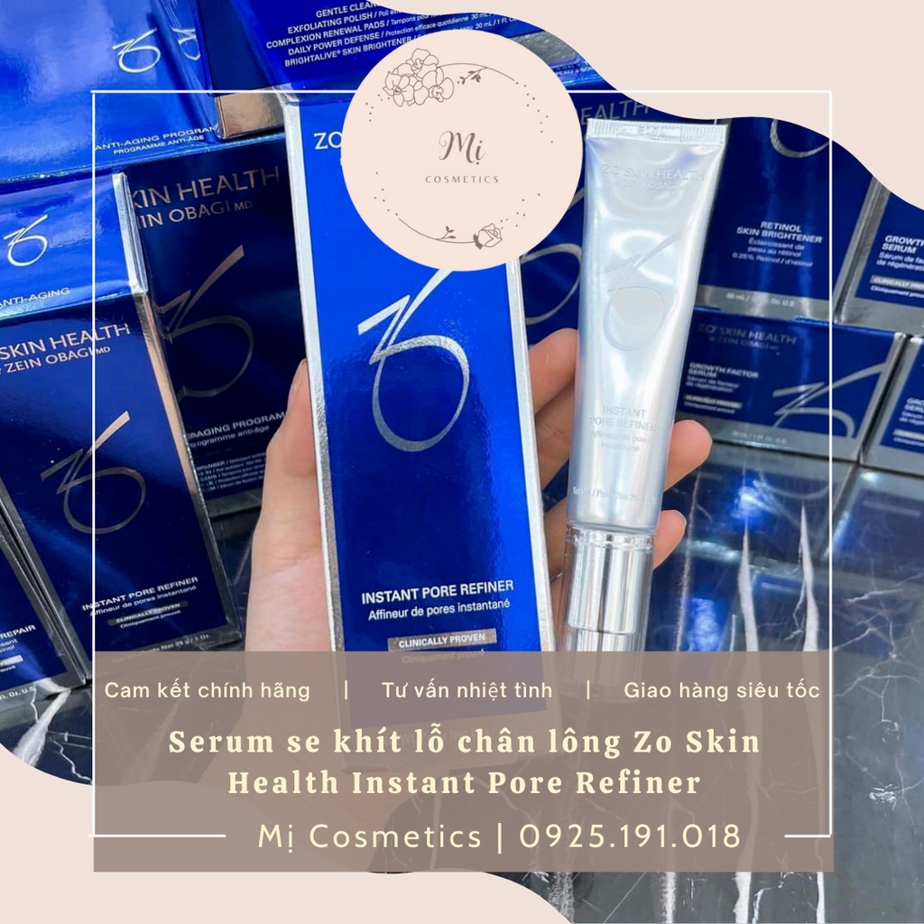 Serum se khít lỗ chân lông kiềm dầu Zo Skin Health Instant Pore Refiner