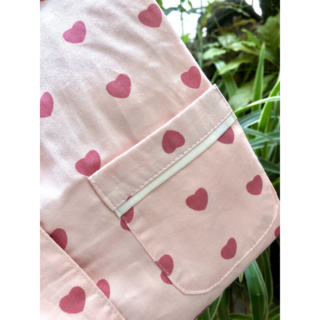 ĐỒ BỘ PIJAMA 💖FREESHIP💖 Bộ mặc nhà nữ chất thô Hàn cao cấp mềm mát, hoạ tiết xinh, tay ngắn quần đùi | BigBuy360 - bigbuy360.vn