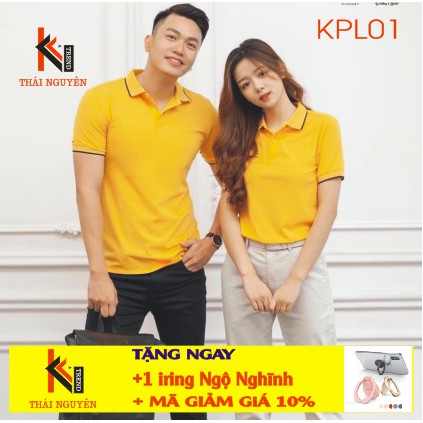 Áo Polo nam nữ chất đẹp co dãn 4 chiều mã số KPL01