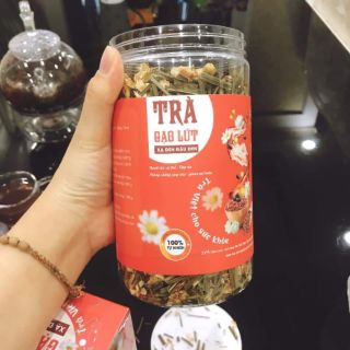 Trà gạo lứt đậu đen xạ đen