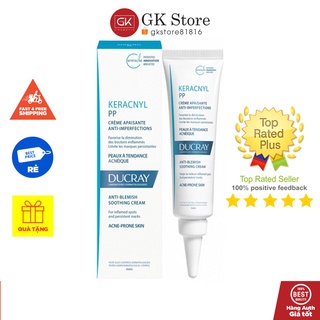 Kem Dưỡng Giảm Viêm Làm Dịu Cho Da Nhờn Mụn - Ducray Keracnyl PP Anti-Blemish Soothing Cream 40ml