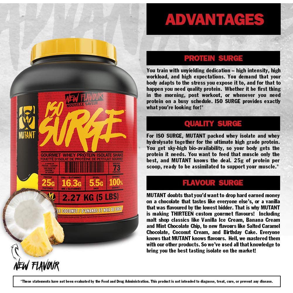Iso Surge 5lbs - Sữa tăng cơ Whey Protein Iso Surge
