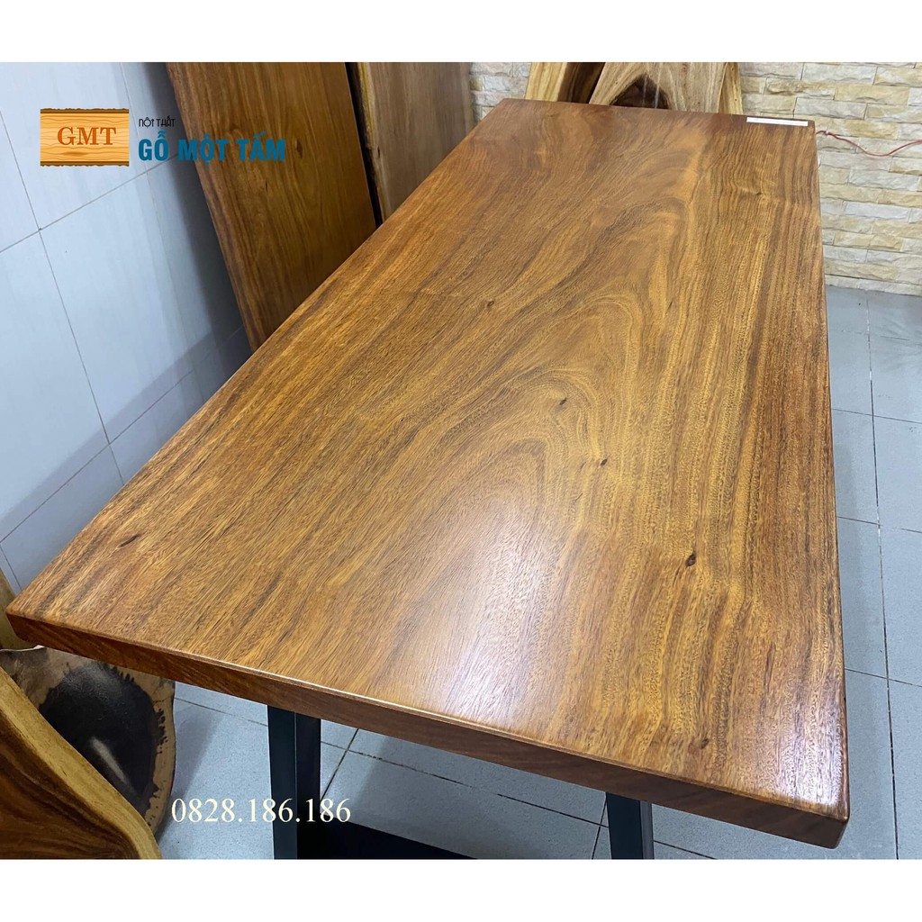 Mặt bàn gỗ Lim xanh (lim tali) dài 1,8m