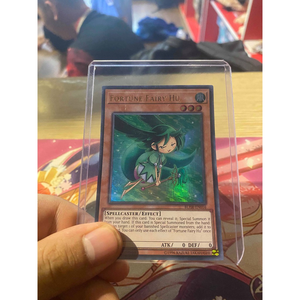 Lá bài thẻ bài Yugioh Fortune Fairy Hu - Ultra Rare - Tặng bọc bài nhựa bảo quản