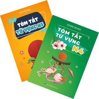 Sách Tiếng Nhật - Tóm Tắt Từ Vựng N5 +N4 (50 Bài Minna No Nihongo)