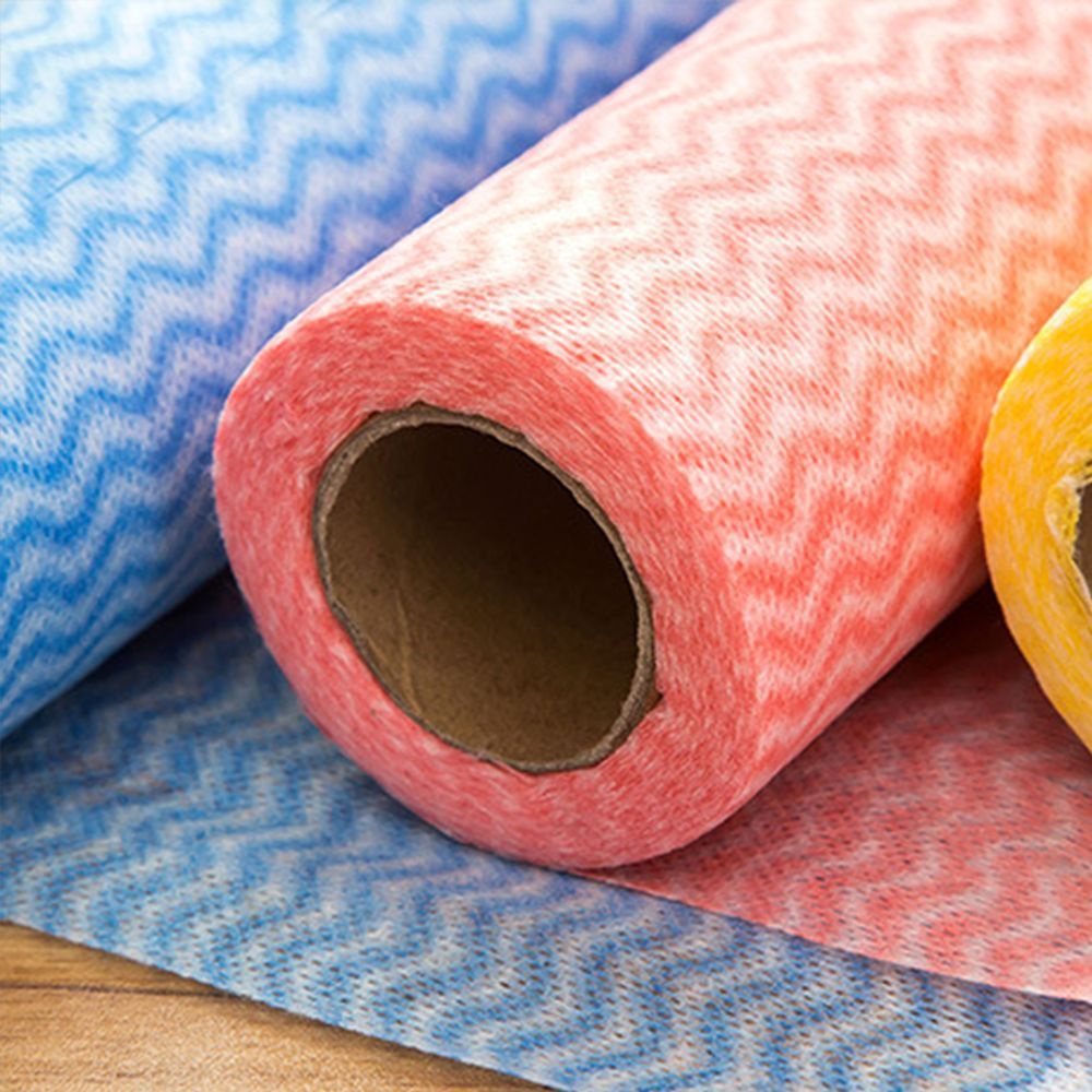 Khăn Lau Chén Dĩa Dùng 1 Lần Bằng Vải Không Dệt Thiết Kế Mới Nhiều Màu Sắc Sáng Tạo