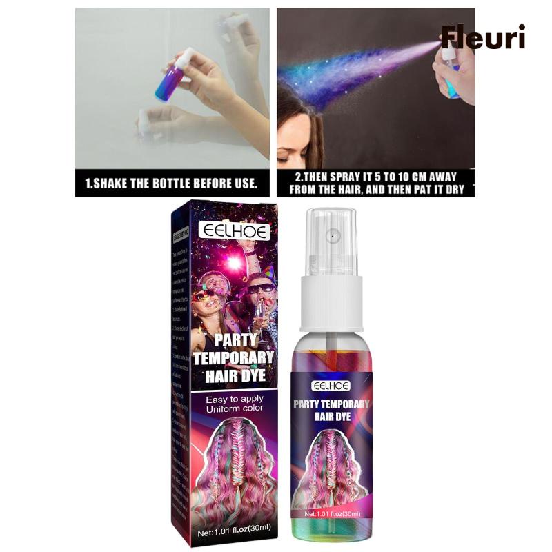 Chai Xịt Tạo Kiểu Tóc Tạm Thời 30ml Màu Sắc