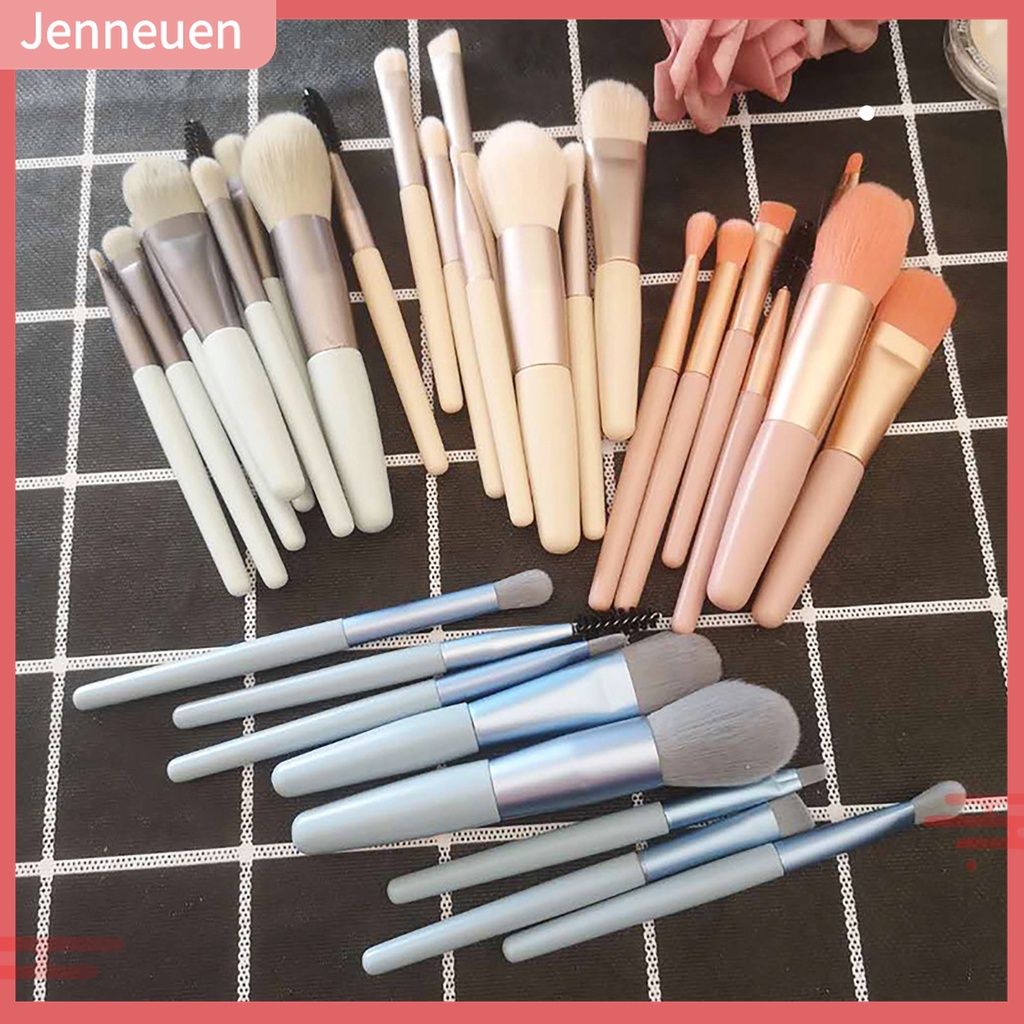 Set 8 Cọ Trang Điểm Lông Siêu Mềm Thân Thiện Với Da