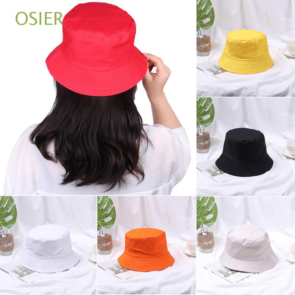 Mũ bucket cotton thiết kế đơn giản hợp thời trang