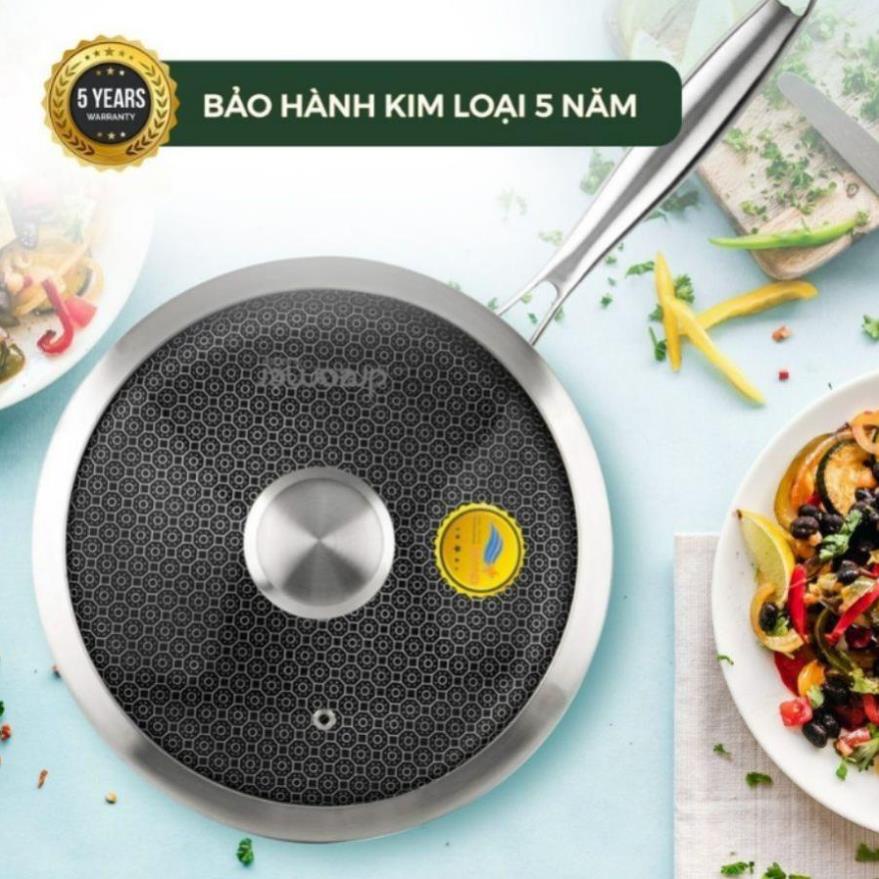 Chảo chống dính đáy từ DREAMER DKW-NFL120B lớp chống dính tổ ong, bảo hành chính hãng 5 năm .