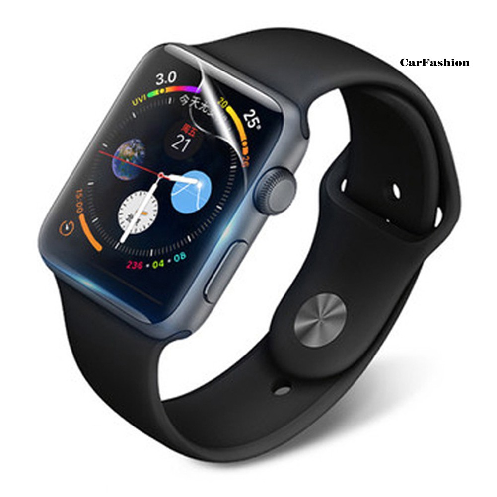 Xxx Set 3 Miếng Dán Bảo Vệ Màn Hình Đồng Hồ Thông Minh Iwatch 1 / 2 / 3 / 4 38 / 40 / 42 / 44mm