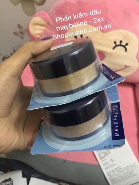 👛Phấn phủ khoáng kiềm dầu Maybelline Shine Free – Loose Oil-Control Loose Powder