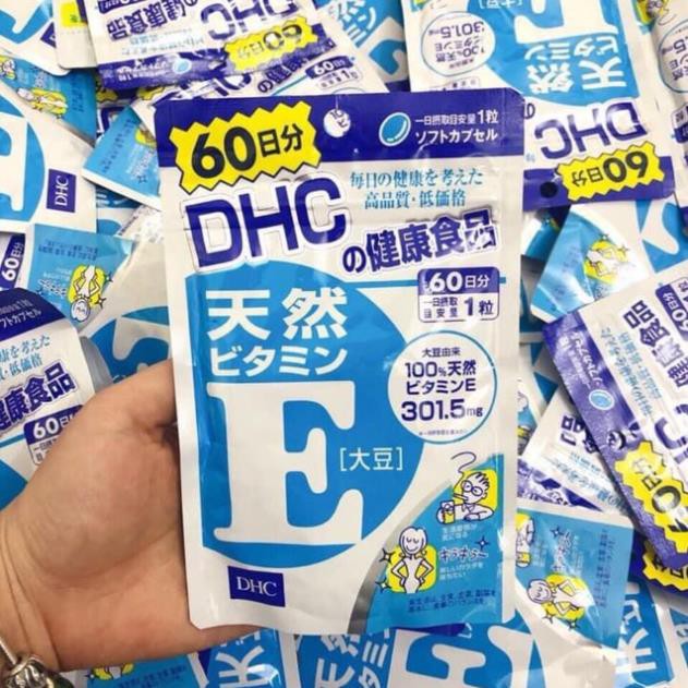 [chính hãng ]  viên uống bổ sung vitamin E DHC Nhật Bản.