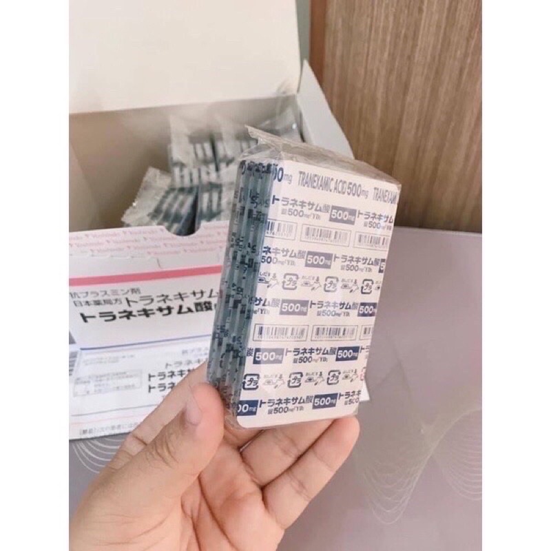 Viên uống giảm nám, sáng trắng da Transamin 500mg Nhật Bản 100 viên.