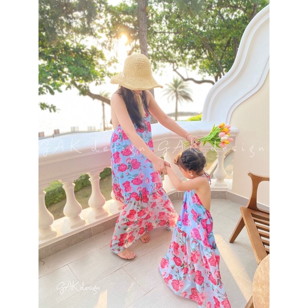 Maxi hoa cặp mẹ bé