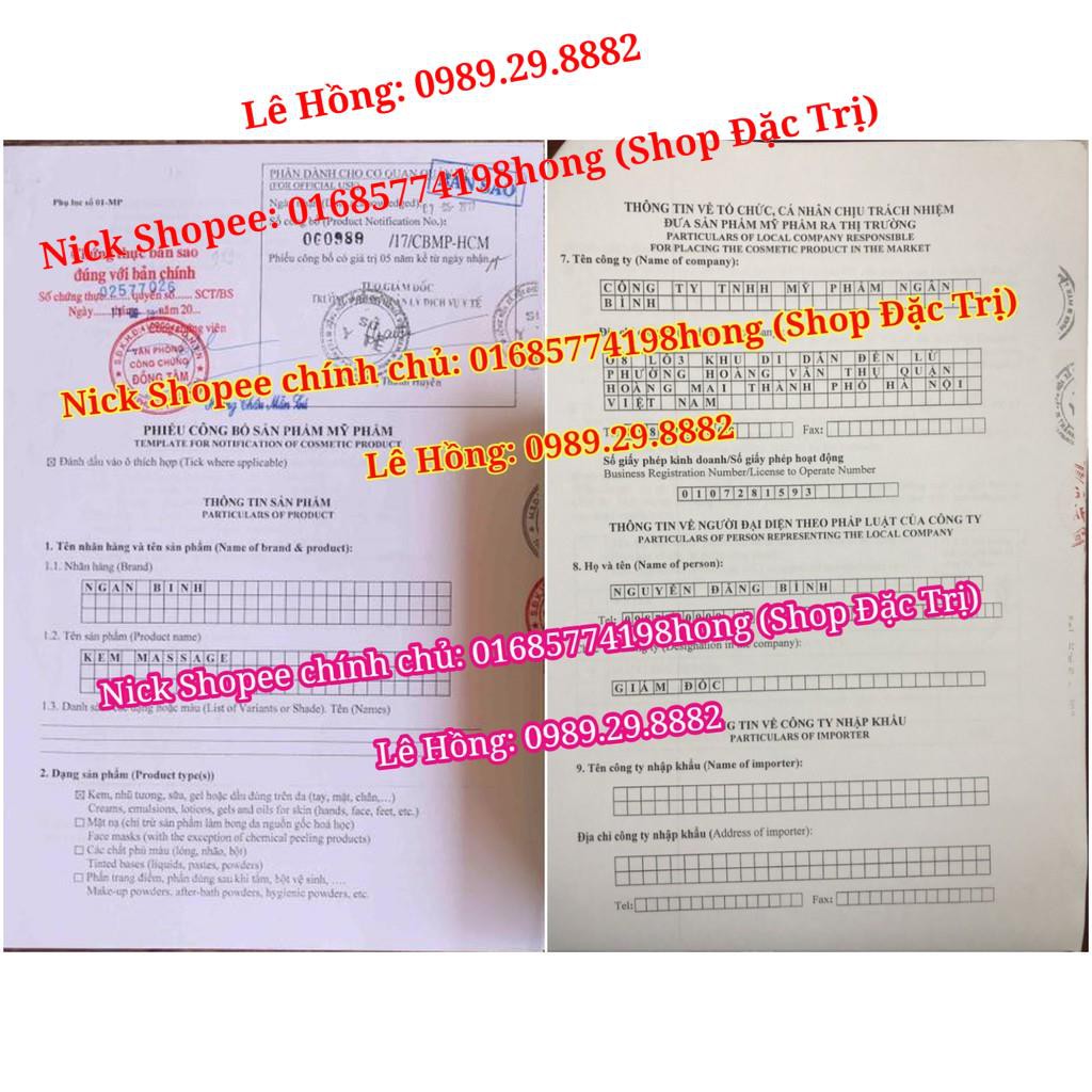 Kem Tan Mỡ Ngân Bình CHÍNH HÃNG 150g, Tặng thước dây, Date luôn Mới, Kem massage tan mỡ gừng ớt
