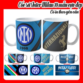 Cốc sứ inter milan, ly sứ inter milan nhiều mẫu, có in theo yêu cầu